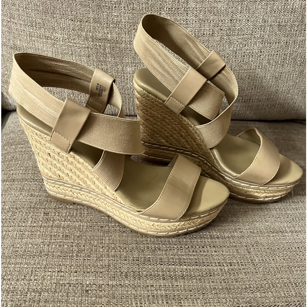 Charles By Charles David Faux Leather Wedge.